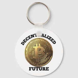 Dezentrale Zukunft Bitcoin  Schlüsselanhänger