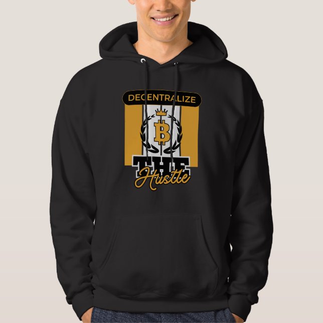 Dezentralisieren Sie die Hustle™ Crypto Grit Editi Hoodie (Vorderseite)