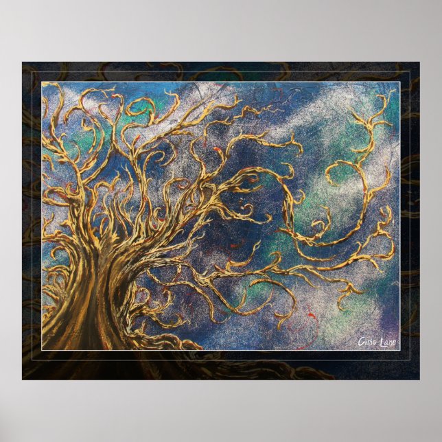 Dezentrationsbaum Poster (Vorne)