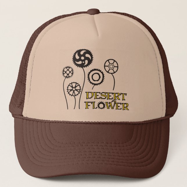 Dezert Blumen-Hut Truckerkappe (Vorderseite)