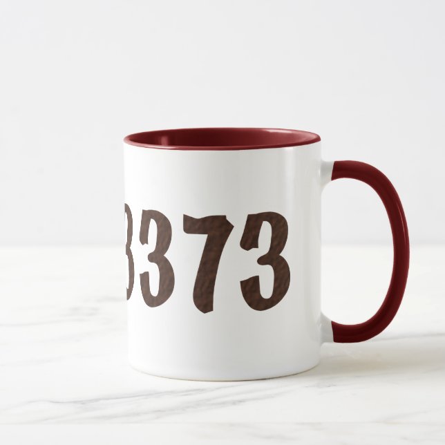 Dezimale Kaffee-Tasse Deweys Tasse (Rechts)