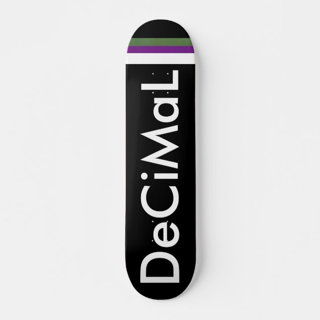 Dezimalteam 2 skateboard (Vorne)
