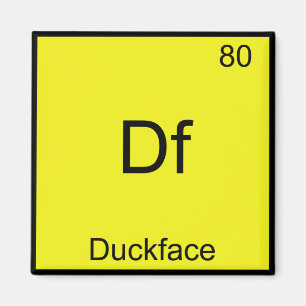 Df - Entensymbol Meme Lustige Chemie Magnet