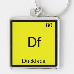Df - Entensymbol Meme Lustige Chemie Schlüsselanhänger