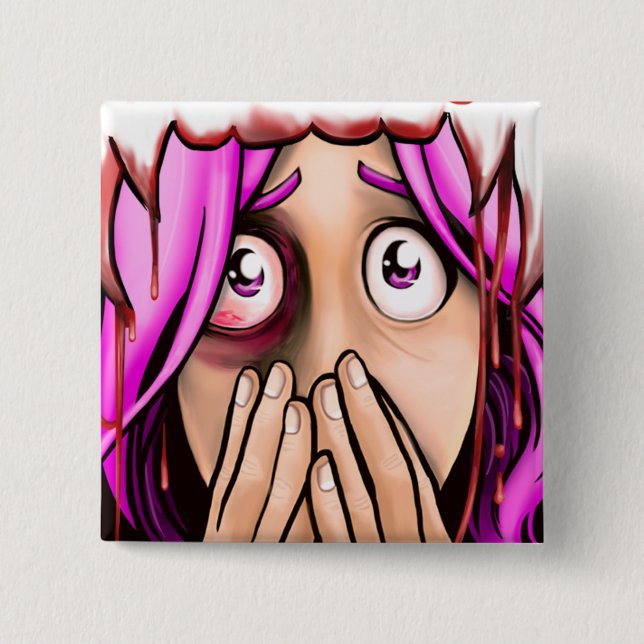 DFD quadratischer Knopf - Dämmerung Button (Vorderseite)