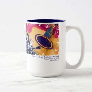 DFfeier-Wochenendengitarren-Tasse 2012 Zweifarbige Tasse
