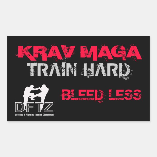 DFTZ STICKER KRAV MAGA (Vorderseite)
