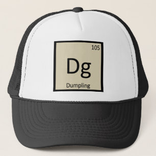 Dg - Dumpling-Vorspeise Chemie Periodensystem Truckerkappe