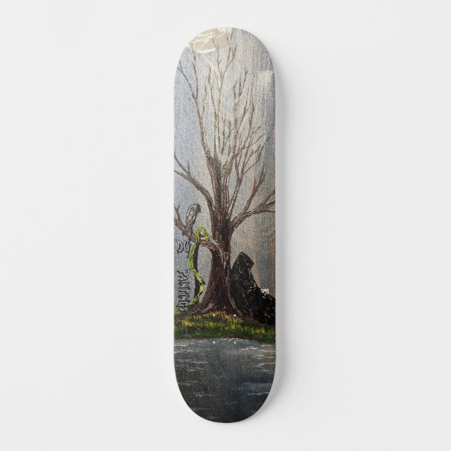 DG-Gemälde Ruhender Schnitter Skateboard (Vorderseite)
