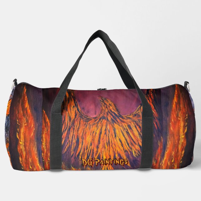 DG Paintings Feuerphoenix  Duffle Bag (Vorderseite)
