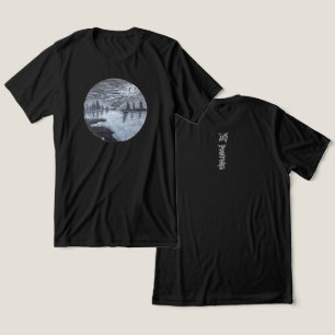 DG Paintings Mondlichtreflexionen Tri-Blend Shirt