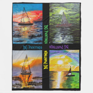 DG Paintings Segelbootdecke Fleecedecke