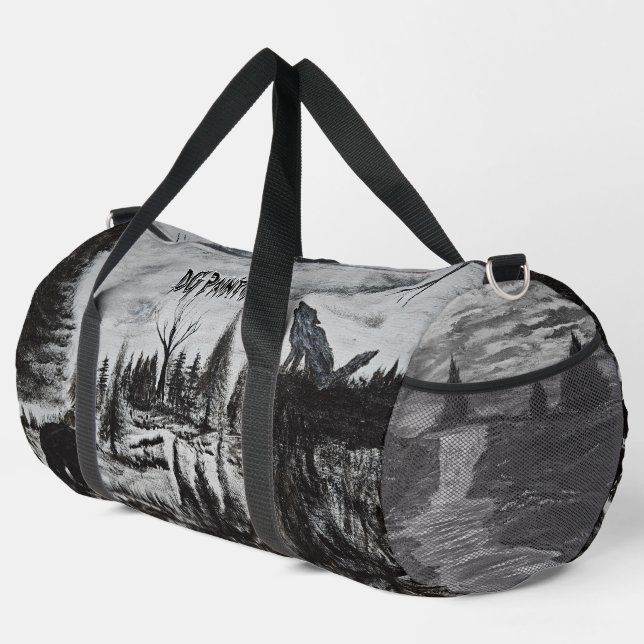 DG Paintings Wild Valley  Duffle Bag (Rechte Ecke)