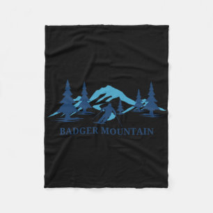 Dger Mountain Washington Ski Resort Skifahren Skie Fleecedecke