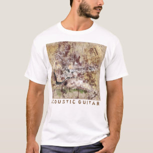 Dgital Kunst-Akustikgitarre-künstlerischer T - T-Shirt
