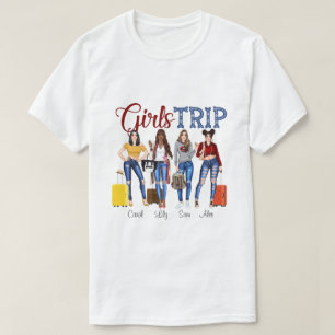 DH Personalisiert Girls Trip Shirt, Reisegeschenk  T-Shirt