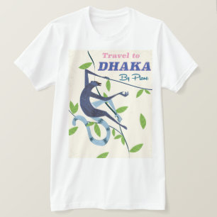 Dhaka, Bangladesch Vintage-Urlaubsposter. T-Shirt