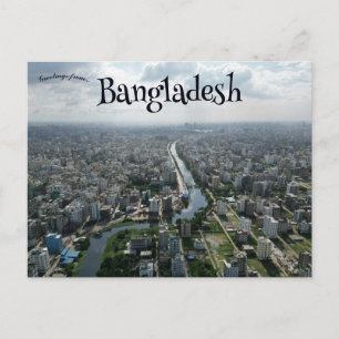 Dhaka Bangladesh Postkarte