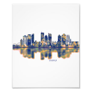 Dhaka Skyline Fotodruck