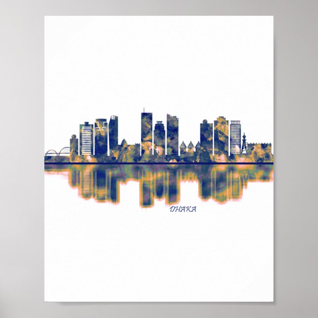 Dhaka Skyline Poster (Vorne)