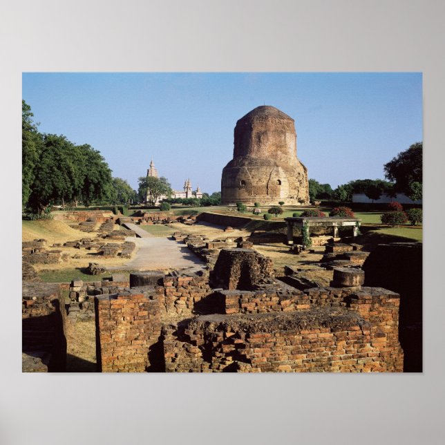 Dhamekh stupa, c.500 AD Poster (Vorne)