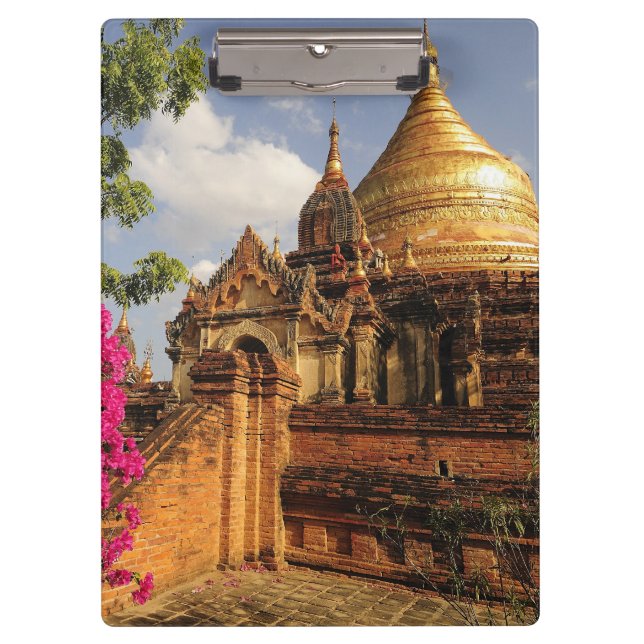 Dhamma Yazaka Pagoda in Bagan (Pagan), Myanmar Klemmbrett (Vorderseite)
