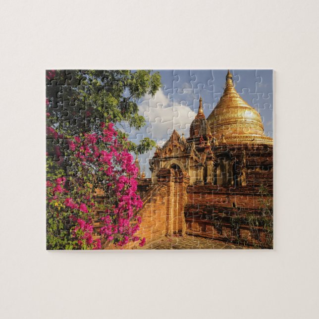 Dhamma Yazaka Pagoda in Bagan (Pagan), Myanmar Puzzle (Horizontal)
