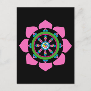 Dharma-Rad Postkarte