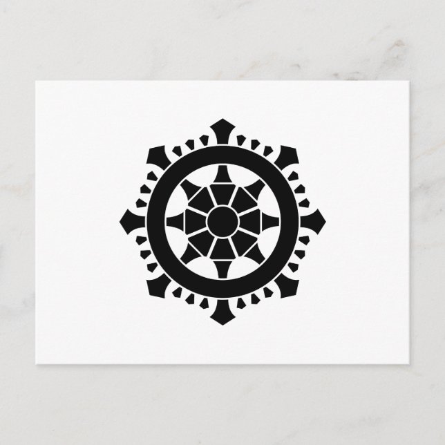 Dharma-Rad Postkarte (Vorderseite)