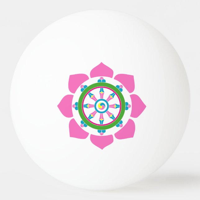 Dharma-Rad Tischtennisball (Rückseite)
