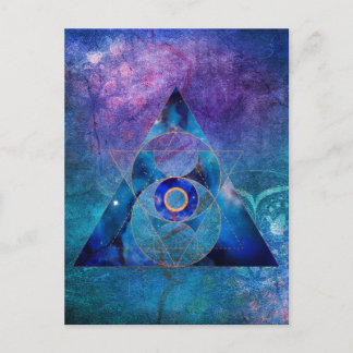 Dharma Sacred Geometry Galaxy Postkarte