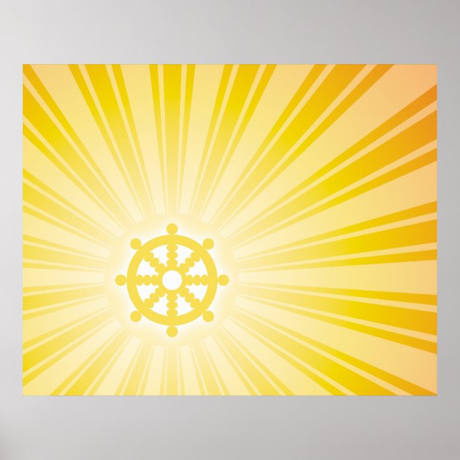 Dharma Wheel Energy Poster (Vorne)