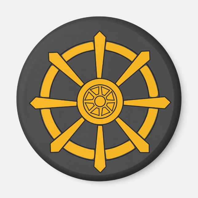 Dharma Wheel Magnet (Vorne)