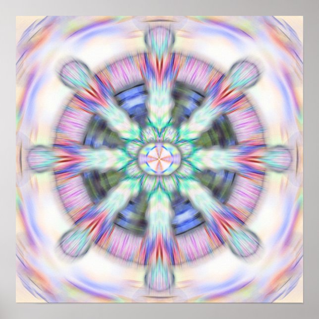 Dharma Wheel Poster (Vorne)