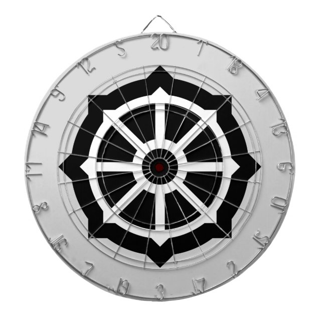 Dharmarad (Buddhismus, Hindusim) Dartscheibe (vorne)