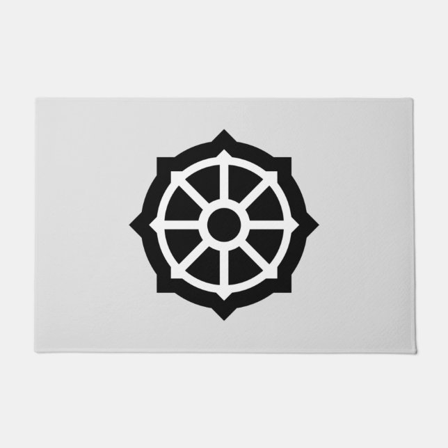 Dharmarad (Buddhismus, Hindusim) Fußmatte (Vorderseite)