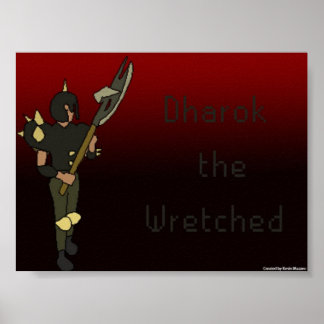 Dharok, das erbärmliche Poster