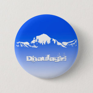 Dhaulagiri Gebirge Himalaya, Nepal, Blue Button