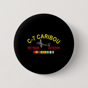 Dhc-4 Karibik-Flugzeug Vietnam Veteran C 7 Karibik Button