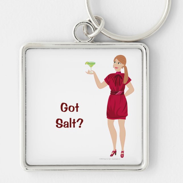 DHG erstklassiger großer quadratischer Schlüsselanhänger (Vorne)