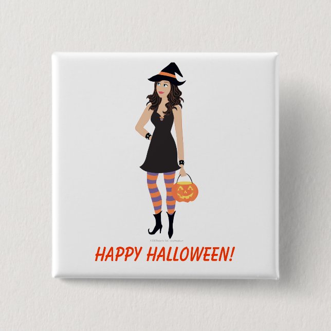 DHG quadratischer Knopf Button (Vorderseite)