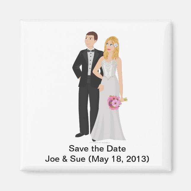 DHG Square Magnet (2 Zoll) (Vorne)