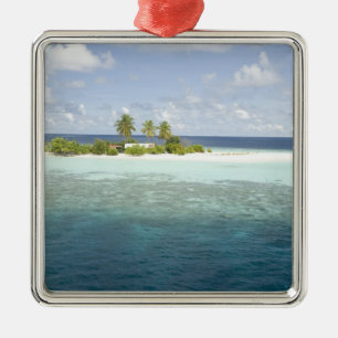 Dhiggiri-Insel, Süd-Ari-Atoll, Malediven, Silbernes Ornament
