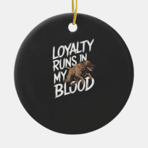 Dhole Liebhaber Wildlife Canid Asiatischer Wilder Keramik Ornament