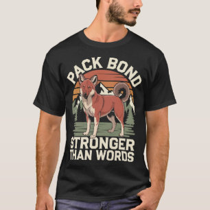 Dhole-Liebhaber Wildlife Canid Asiatischer Wilder T-Shirt