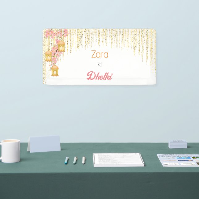 Dholki-Banner, dholki-Zeichen, dholki-Dekoration Banner (Messe)