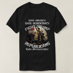 DHS FBI CBP Amerikanische Politische Wahl Abstimmu T-Shirt