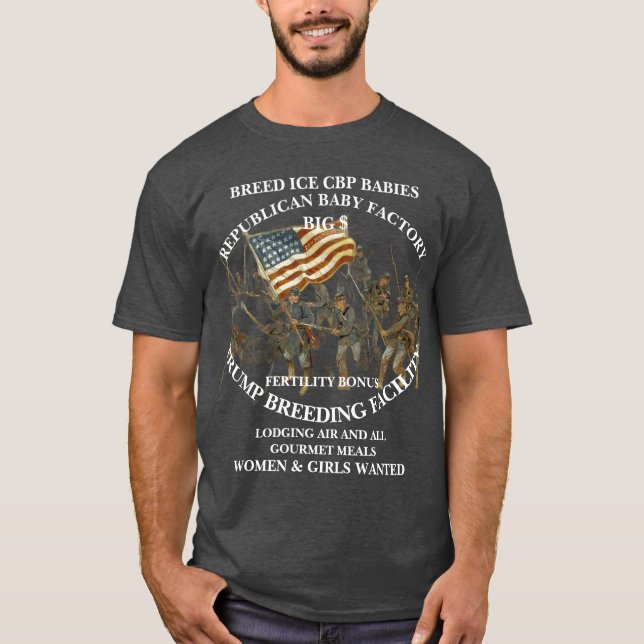 DHS FBI CBP TRUMP REPUBLIKANISCHE PARTEI USA AMERI T-Shirt (Vorderseite)