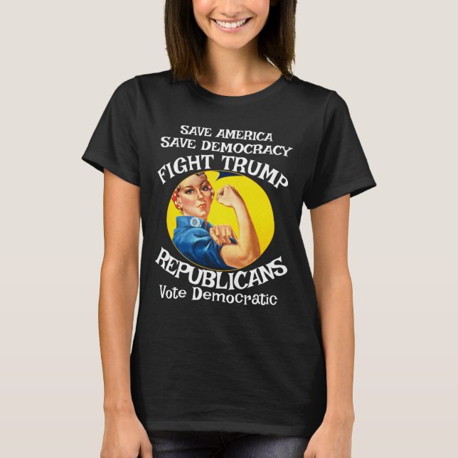 DHS FBI CBP TRUMP REPUBLIKANISCHE PARTEI USA AMERI T-Shirt (Vorderseite)