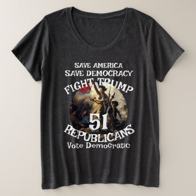 DHS FBI  GROßE GRÖßE T-Shirt (Design vorne)